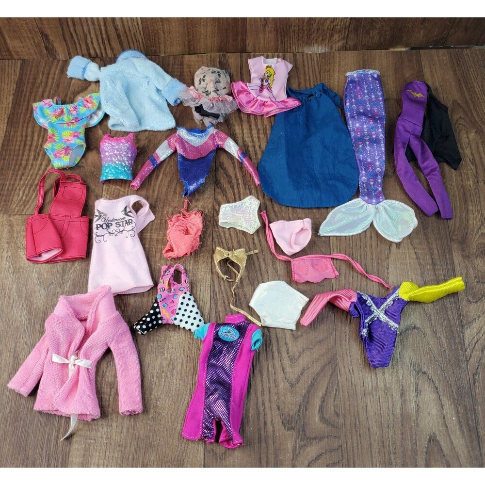 Barbie Doll Clothes Lot of 20 Assorted Styles